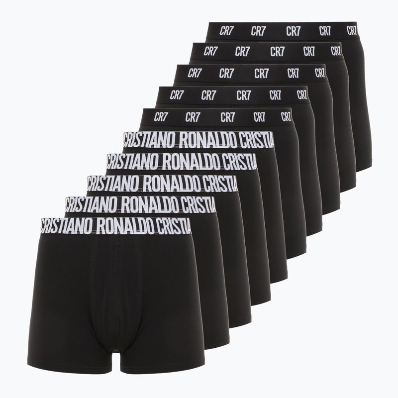 Boxershorts Herren CR7 Basic Trunk 10 Paar black