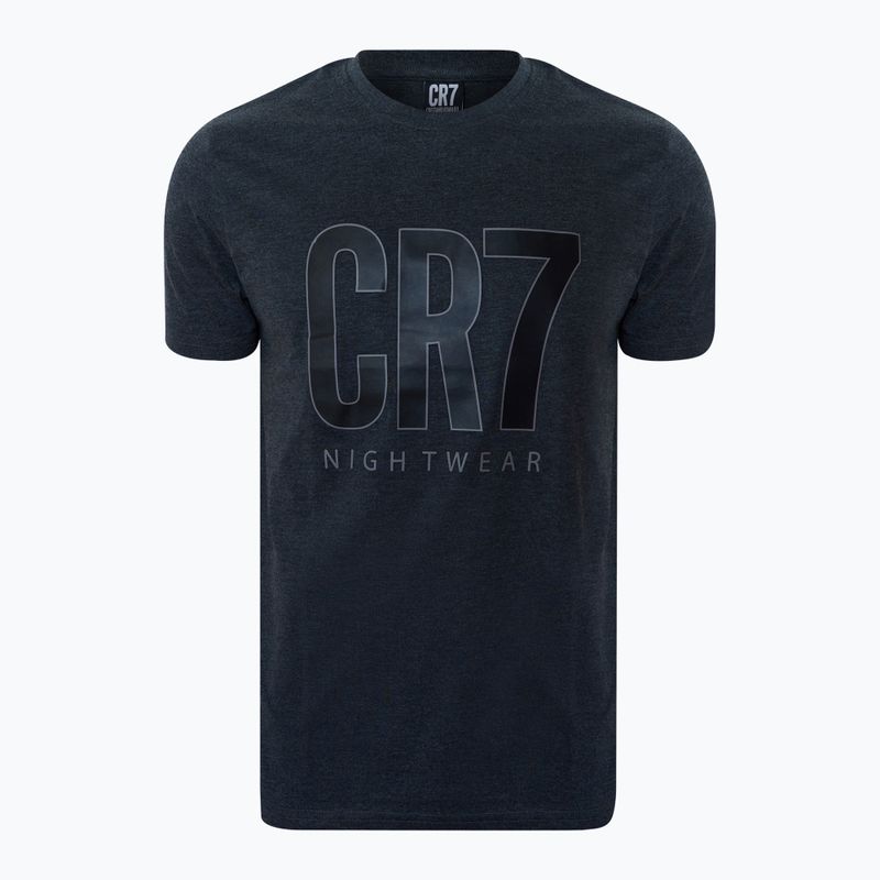 Herrenpyjama CR7 Pyjama-Shorts dark grey melange 2