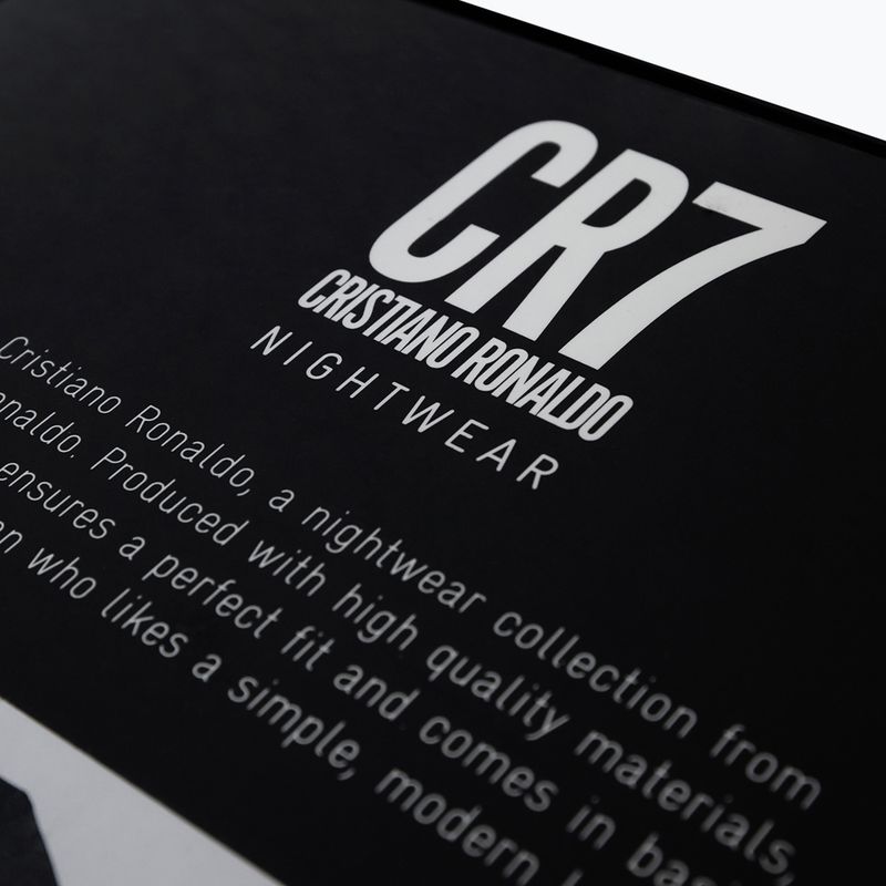 Herrenpyjama CR7 Pyjama-Shorts dark grey melange 8