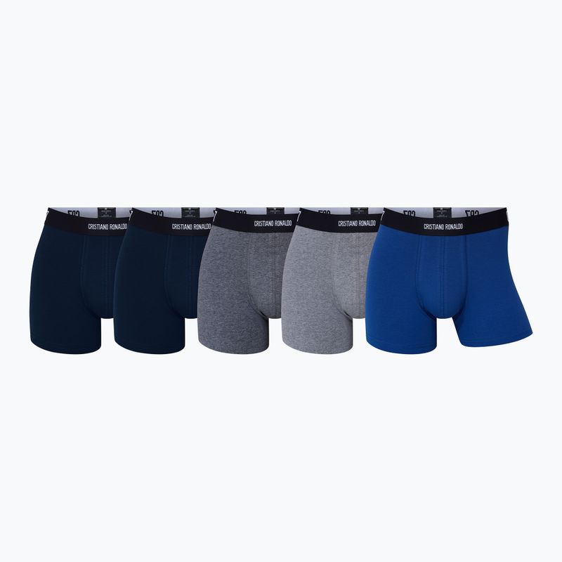 Herren CR7 Basic Trunk Boxershorts 5 Paar multicolour 2