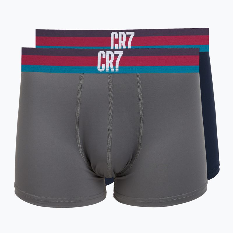 CR7 Fashion Trunk Micro Herren Boxershorts 2 Paar 457 multicolour