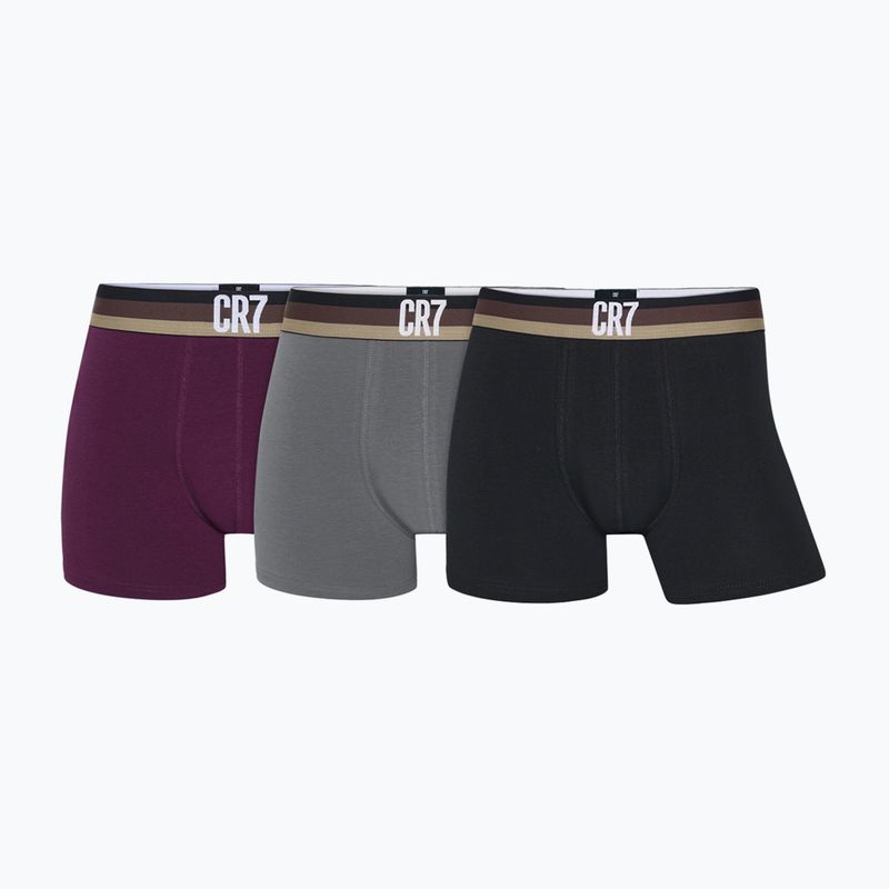 Herrenboxershorts CR7 Basic Trunk 3 multicolour pairs 2