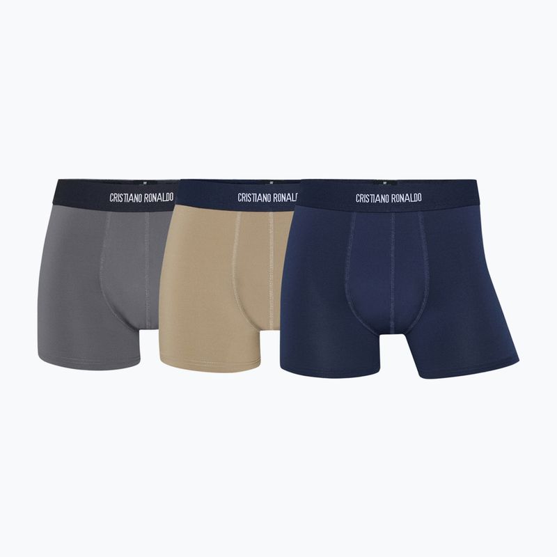 Herrenboxershorts CR7 Basic Trunk 3 pairs 208 multicolour 2