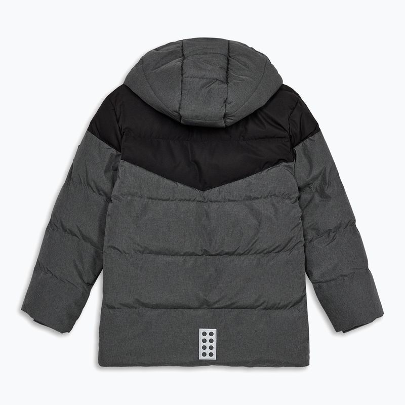 Gefütterte Kinderjacke LEGO Lwjebel 733 dark grey melange 2