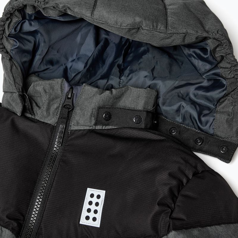 Gefütterte Kinderjacke LEGO Lwjebel 733 dark grey melange 3