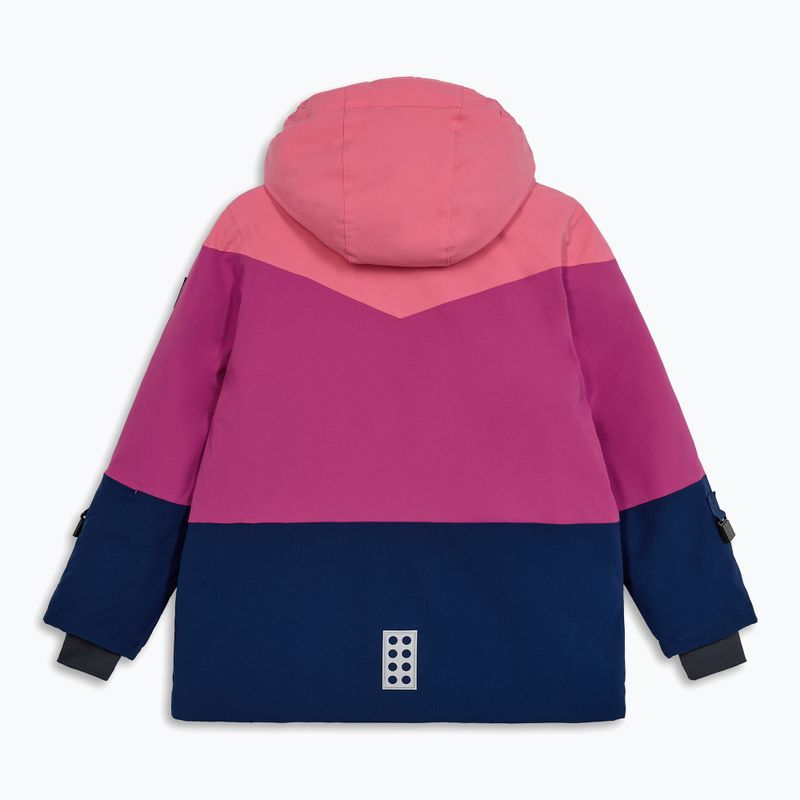 Kinder-Skijacke LEGO Lwjested 708 fuchsia 2