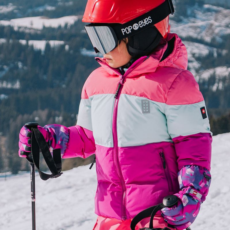Kinder-Skijacke Lego Lwjaz 805 pink 6