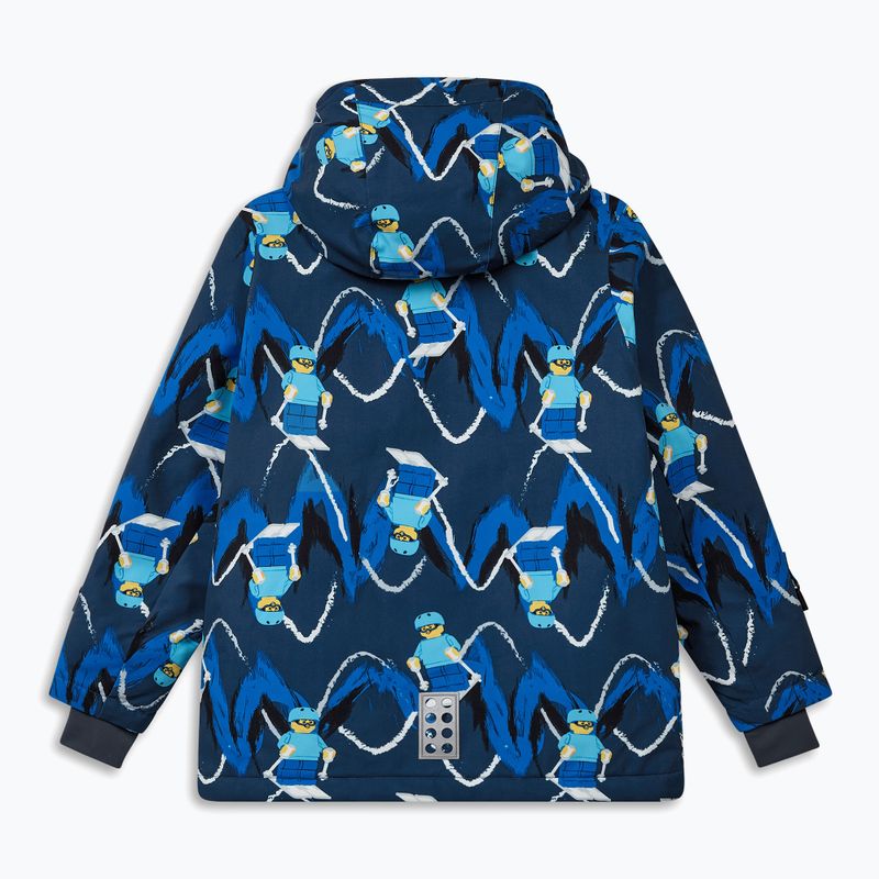 Kinder-Skijacke LEGO Lwjian 704 dark blue 2