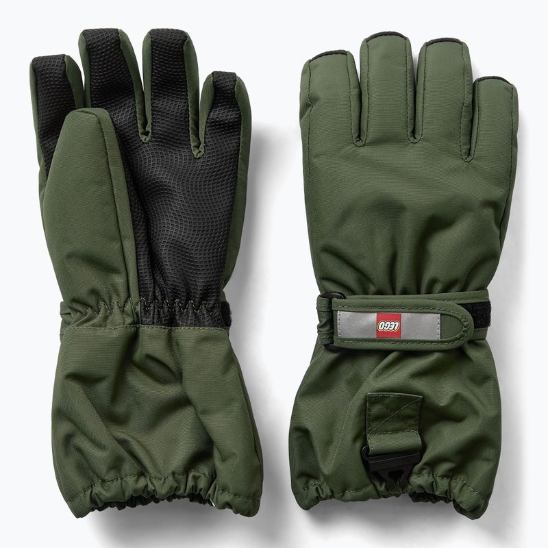 Kinder Skihandschuhe LEGO Lwatlin 700 dark green 2