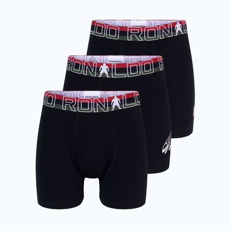 Kinderboxershorts CR7 Trunk 3 pairs black