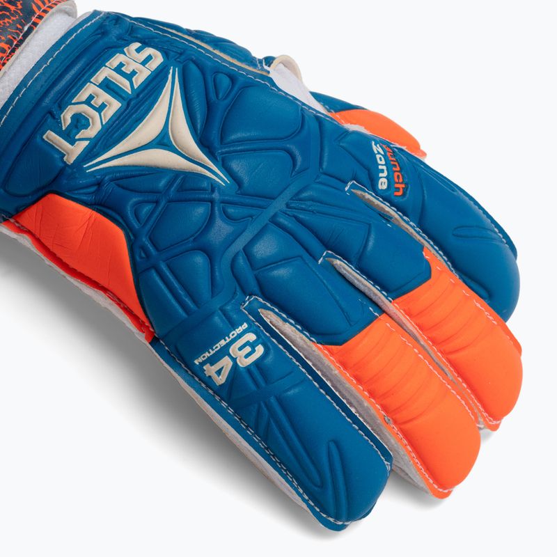 SELECT 34 Protection Torwarthandschuhe 2019 blau und weiß 500046 3