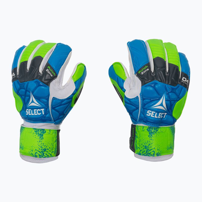 SELECT Kinder-Torwarthandschuhe 04 Protection 2019 blau-grün 500050