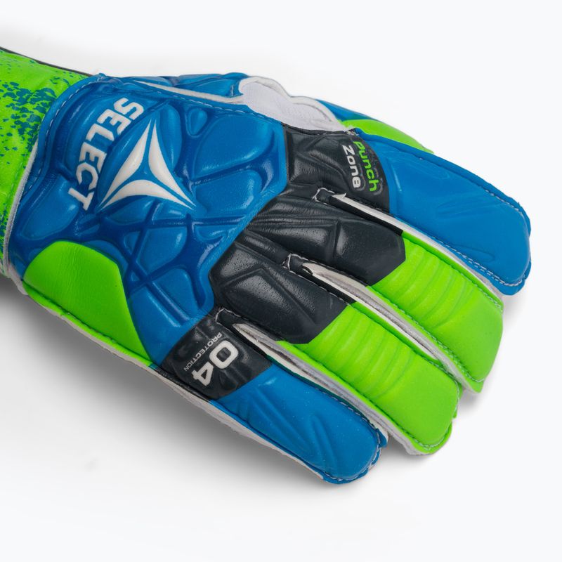 SELECT Kinder-Torwarthandschuhe 04 Protection 2019 blau-grün 500050 3