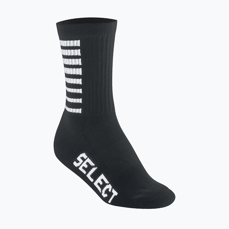 SELECT Gestreifte Socken schwarz