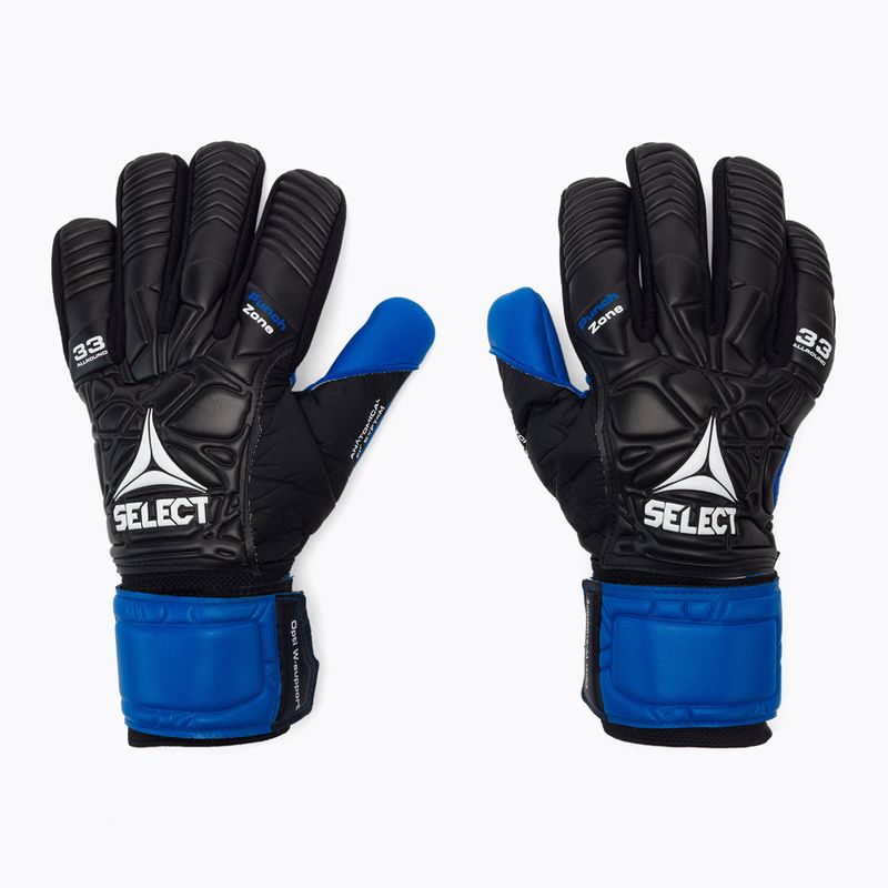 Torwarthandschuhe SELECT 33 Allround V21 blau/schwarz 500057