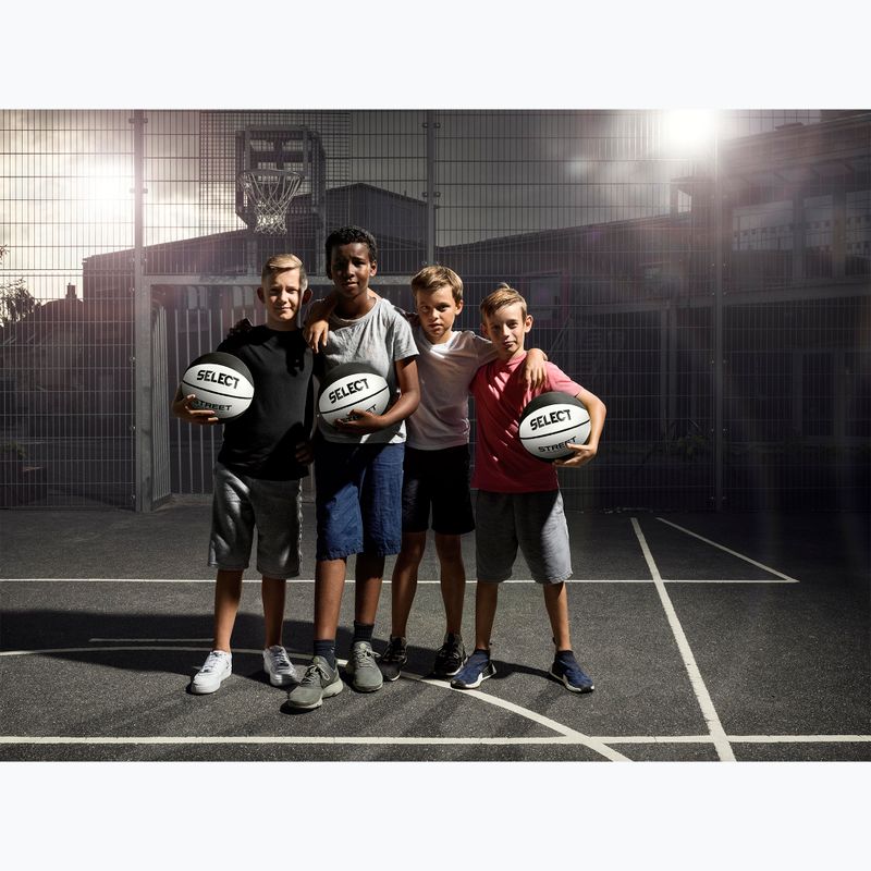 Kinder Basketball SELECT Basketball Street v23 weiß/schwarz Größe 6 2