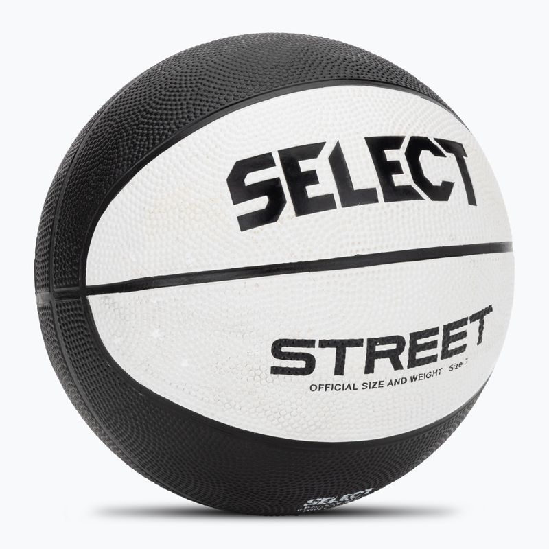 Kinder Basketball SELECT Basketball Street v23 weiß/schwarz Größe 7 2