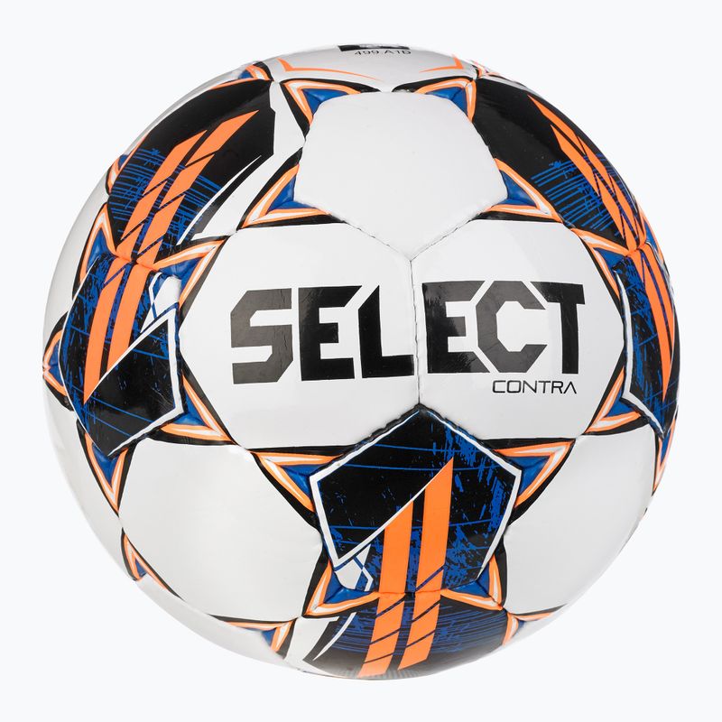 SELECT Contra FIFA Basic v23 weiß / orange Fußball Größe 4 2