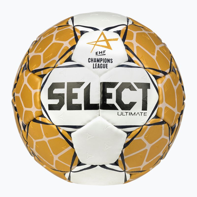 SELECT Ultimate LM v23 EHF Official weiß/gold Handball Größe 3