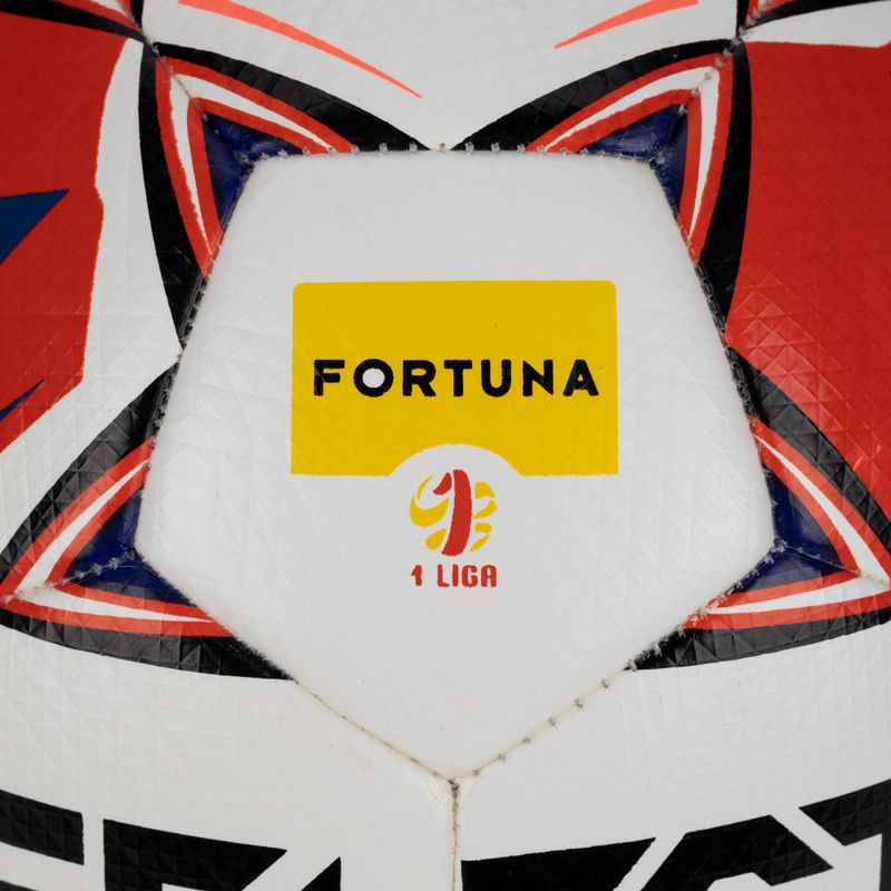 AUSWAHL Brillant Training Fortuna 1 Liga Fußball v23 weiß/rot Größe 5 3