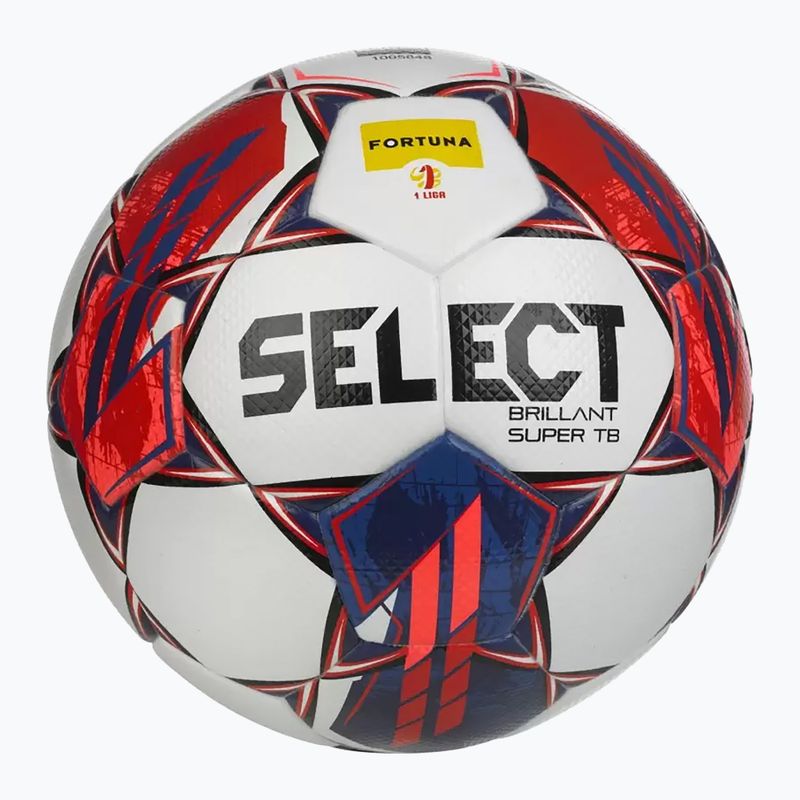 SELECT Brillant Super TB Fortuna 1 Liga Fußball v23 weiß/rot Größe 5