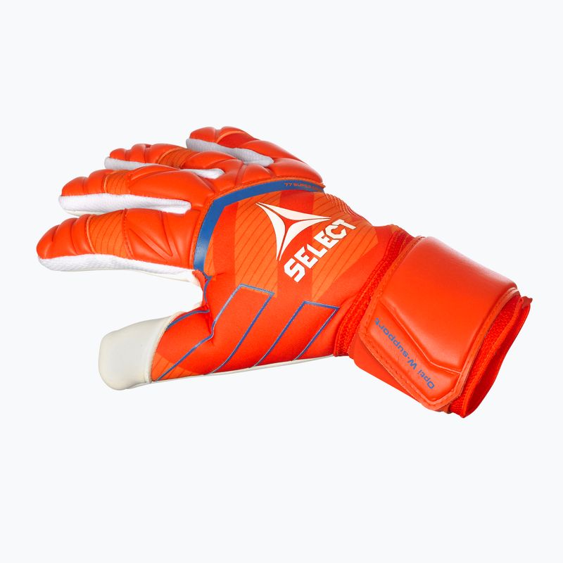 SELECT 77 Super Grip v24 orange/weiße Torwarthandschuhe 4