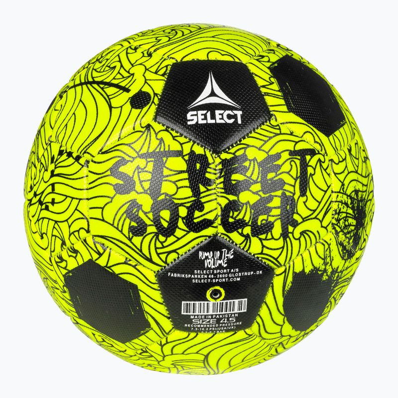SELECT Street Soccer Ball v24 gelb/schwarz Größe 4.5 2