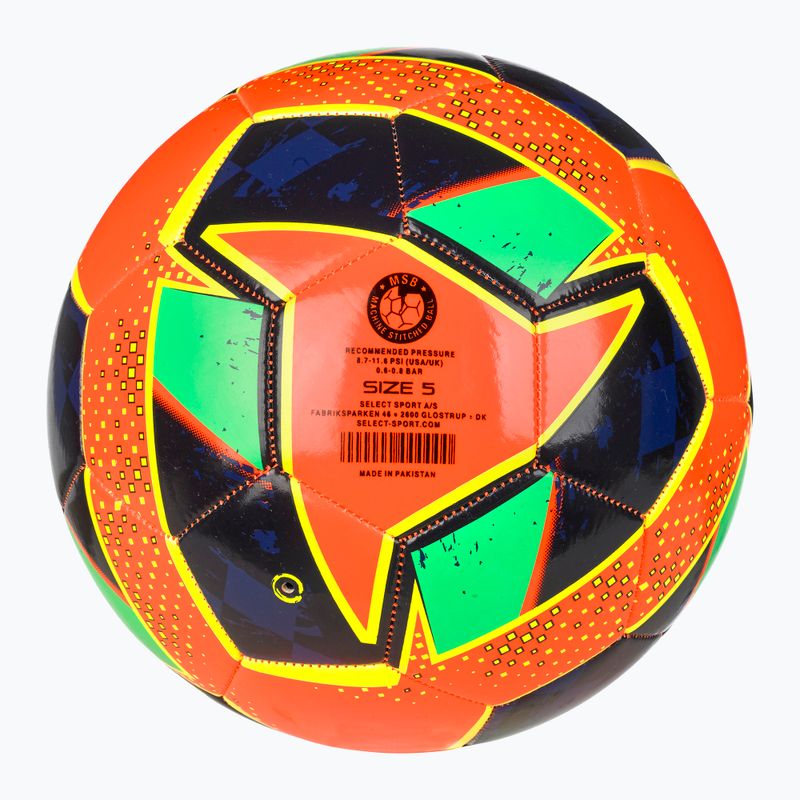 SELECT Classic v24 orange/grün Fußball Größe 5 2