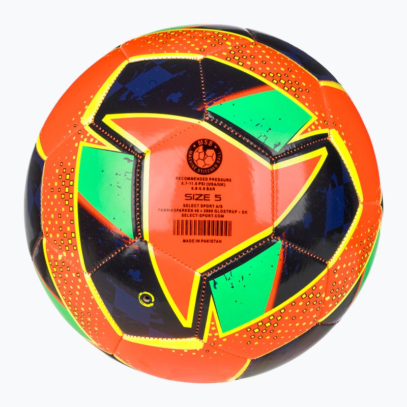 SELECT Classic v24 orange/grün Fußball Größe 4 2