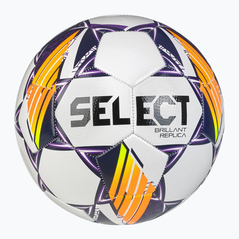 SELECT Brillant Replica v24 weiß / lila Größe 5 Fußball