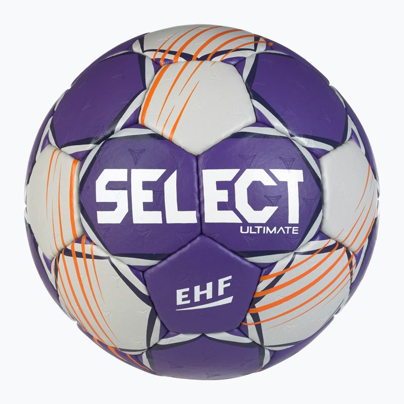 Handball SELECT Ultimate v24 Official EHF grey/purple Größe 2
