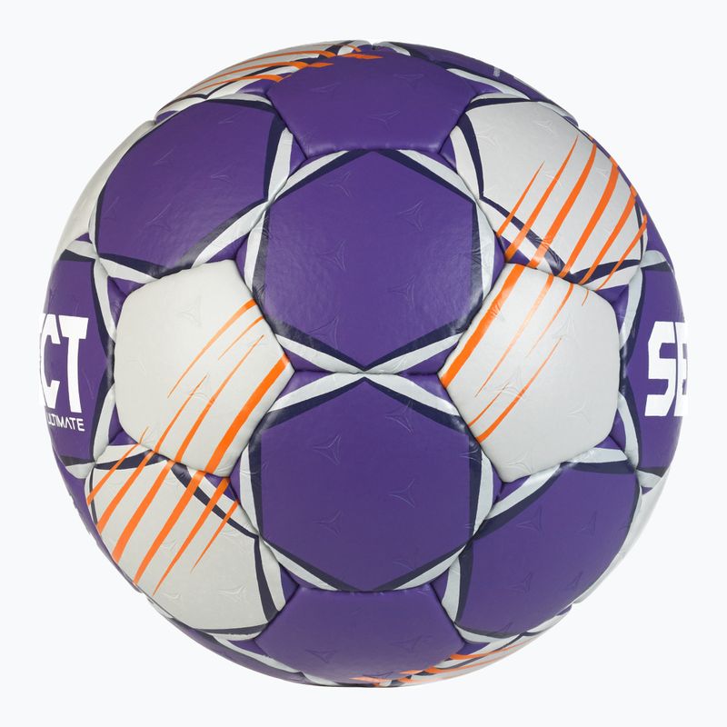 Handball SELECT Ultimate v24 Official EHF grey/purple Größe 2 3