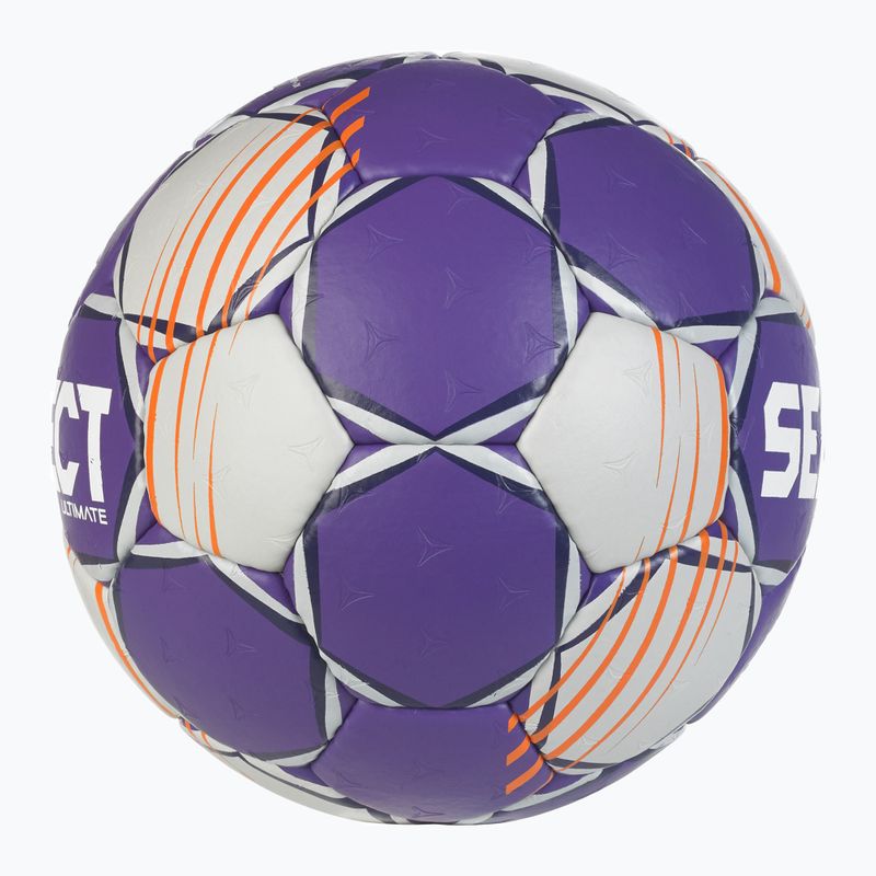 Handball SELECT Ultimate v24 Official EHF grey/purple Größe 2 4