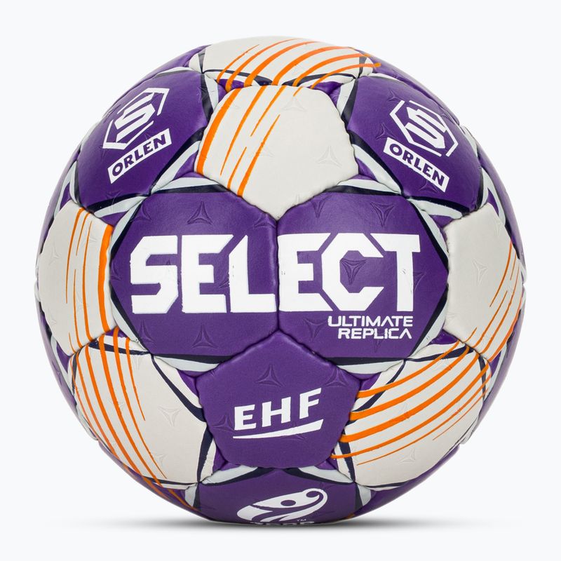 Handball SELECT Ultimate Replica Orlen Superliga v24 EHF grey/purple Größe 0