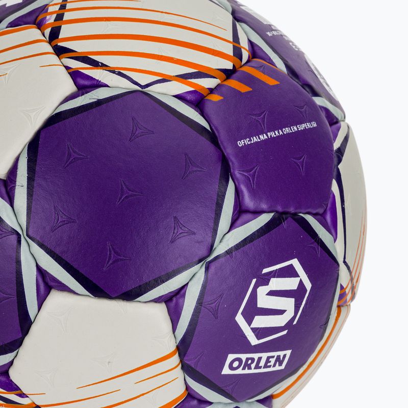 Handball SELECT Ultimate Replica Orlen Superliga v24 EHF grey/purple Größe 3 4