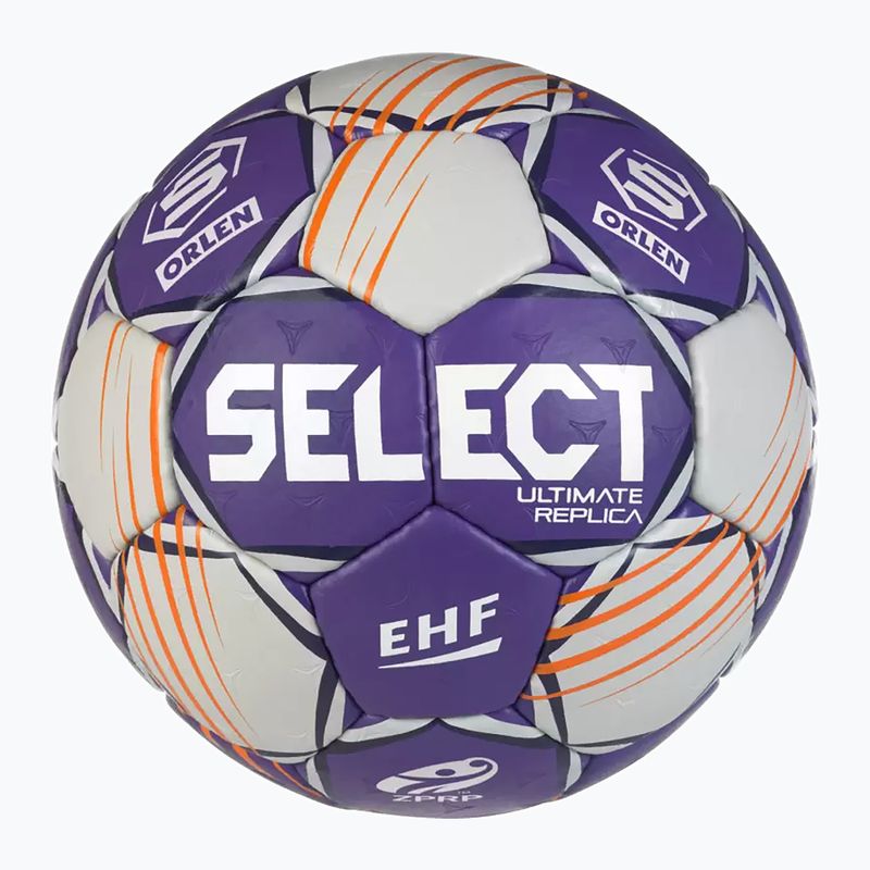 Handball SELECT Ultimate Replica Orlen Superliga v24 EHF grey/purple Größe 3