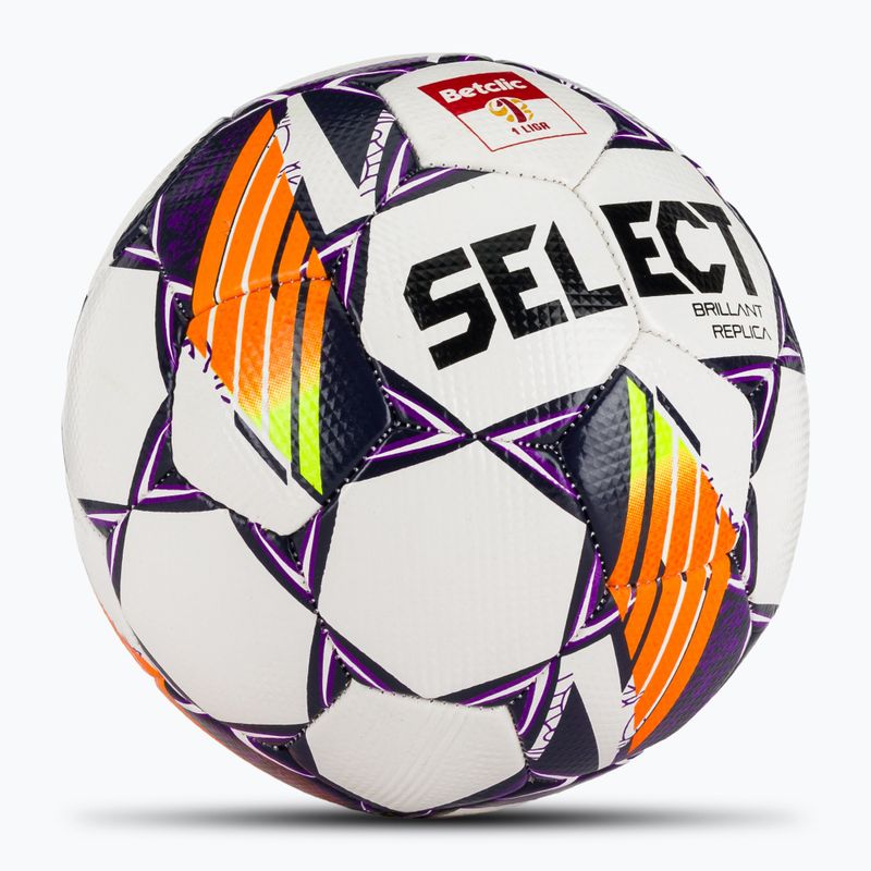 AUSWAHL Brillant Replik Betclic 1 Liga Fußball v24 weiß/lila 2