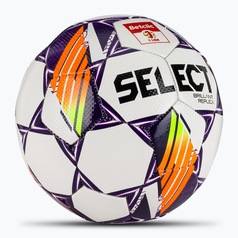 AUSWAHL Brillant Replik Betclic 1 Liga Fußball v24 weiß/lila 2