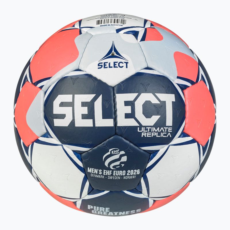 Handball SELECT Ultimate Euro Men v26 Replica white/red/black Größe 1 2
