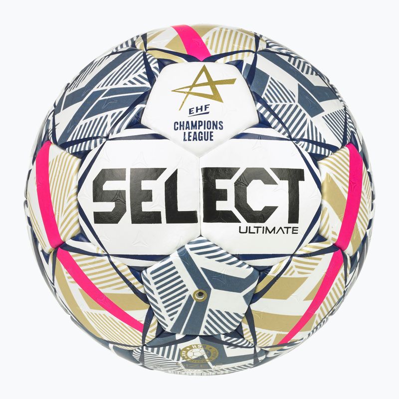 Handballball SELECT Ultimate EHF Champios League LM V26 Replica rozmiar 2 white/red 2