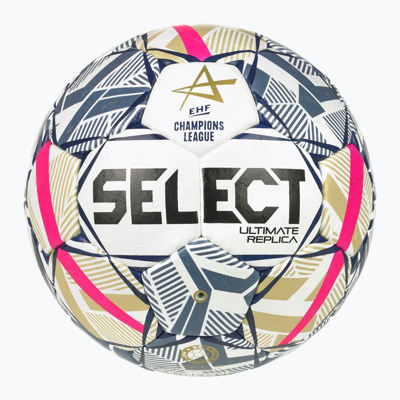 Handballball SELECT Ultimate EHF Champios League LM V26 Replica rozmiar 3 white/red 2