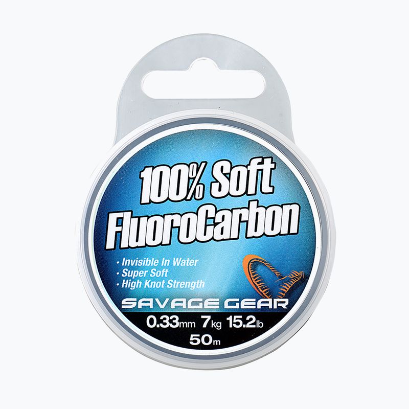 SavageGear Fluorocarbon Schnur Soft transparent 54852