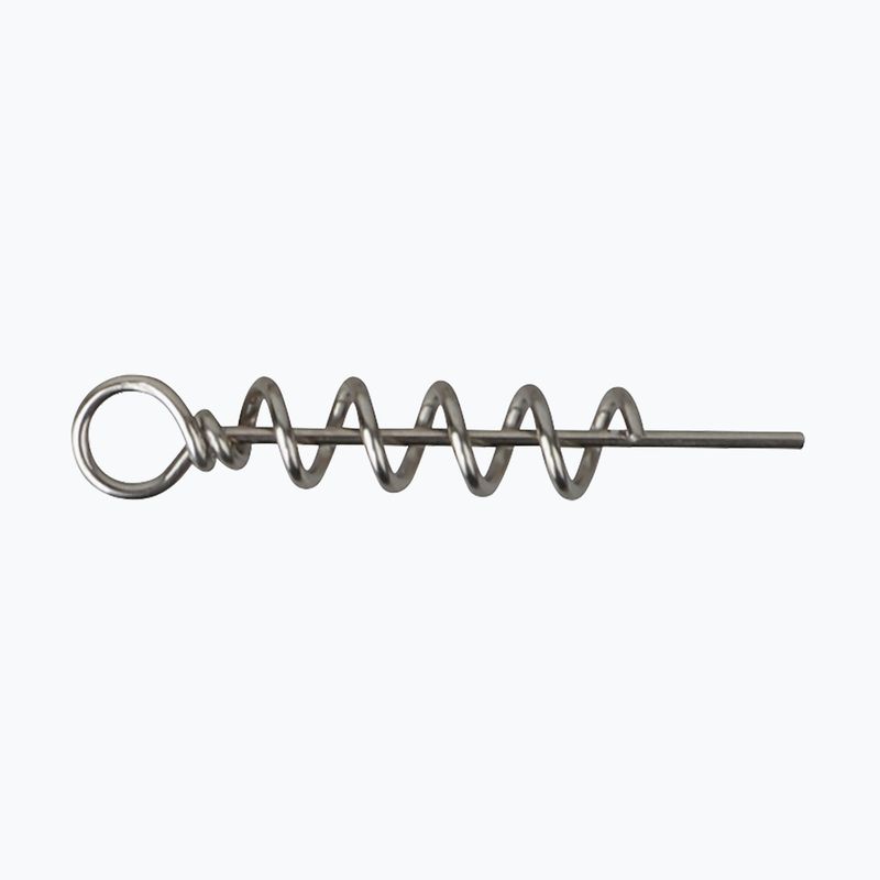 SavageGear Korkenzieher Köderschrauben 8 Stück silber 55141
