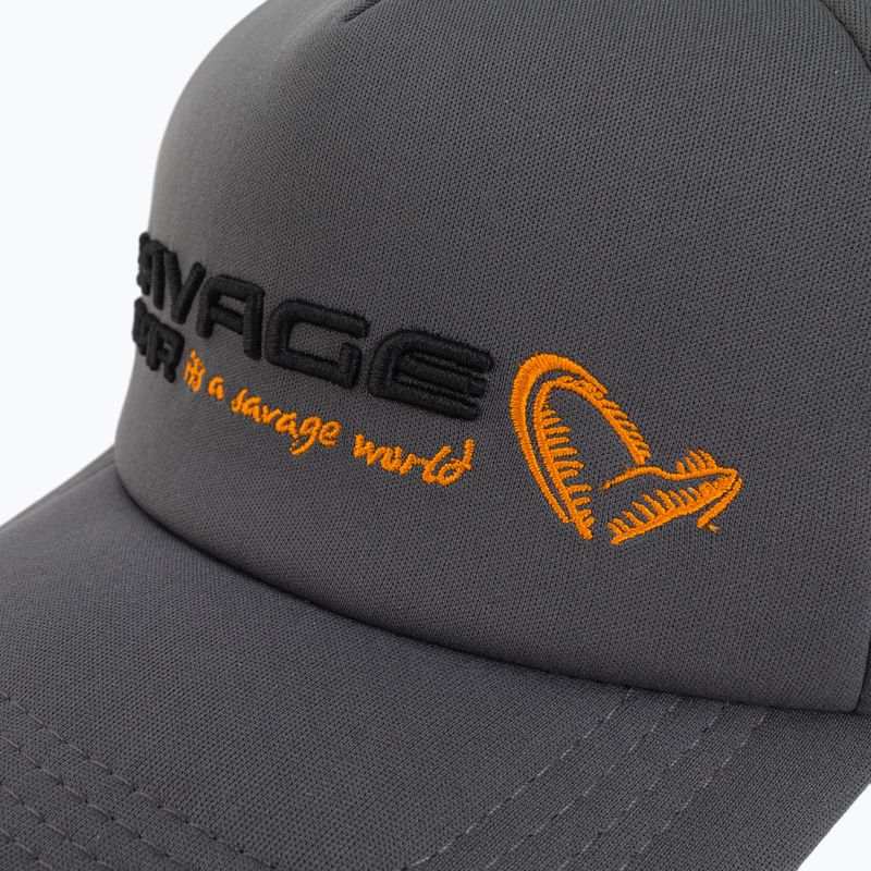 Savage Gear Classic Trucker Fishing Cap Einheitsgröße grau 73708 5