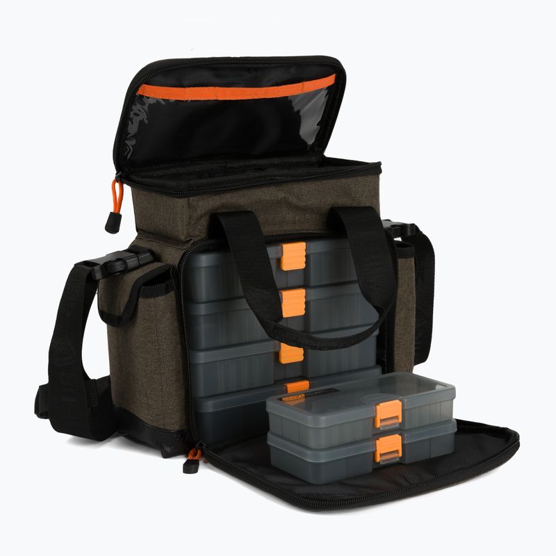 SavageGear Specialist Köder Tasche 6 Boxen braun 74234 5
