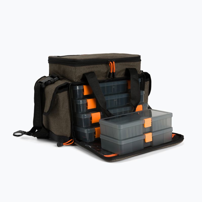 SavageGear Specialist Köder Tasche 6 Boxen braun 74235 Angeln Tasche 5