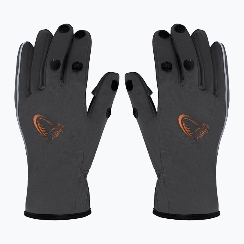 Savage Gear Softshell Angelhandschuh grau 76460 2