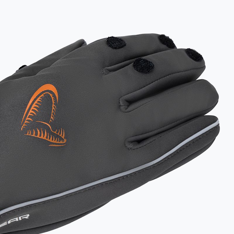 Savage Gear Softshell Angelhandschuh grau 76460 5