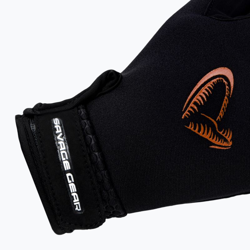 Savage Gear Neoprene Stretch Glowe Angelhandschuhe schwarz 76466 4