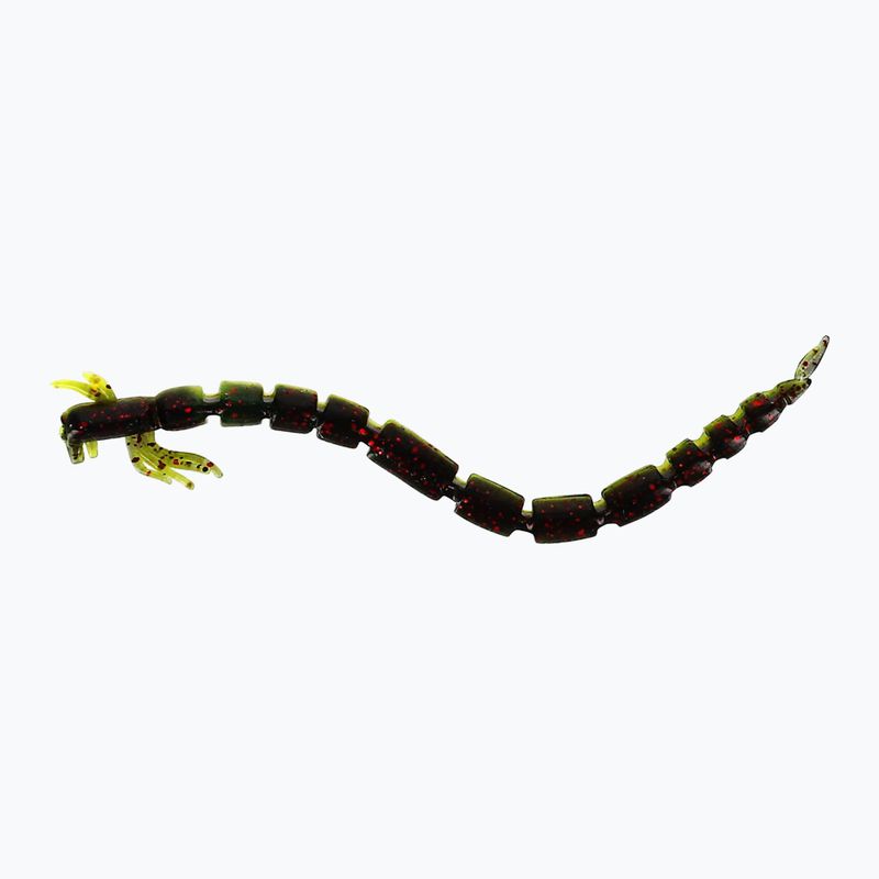 Westin BloodTeez Worm Gummiköder 10 Stück schwarz-chartreuse P001-563-002